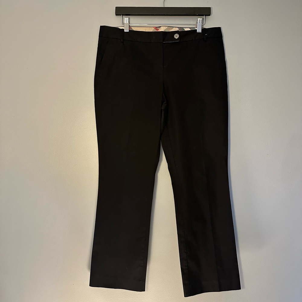 Burberry London Women's Black Dress Pants